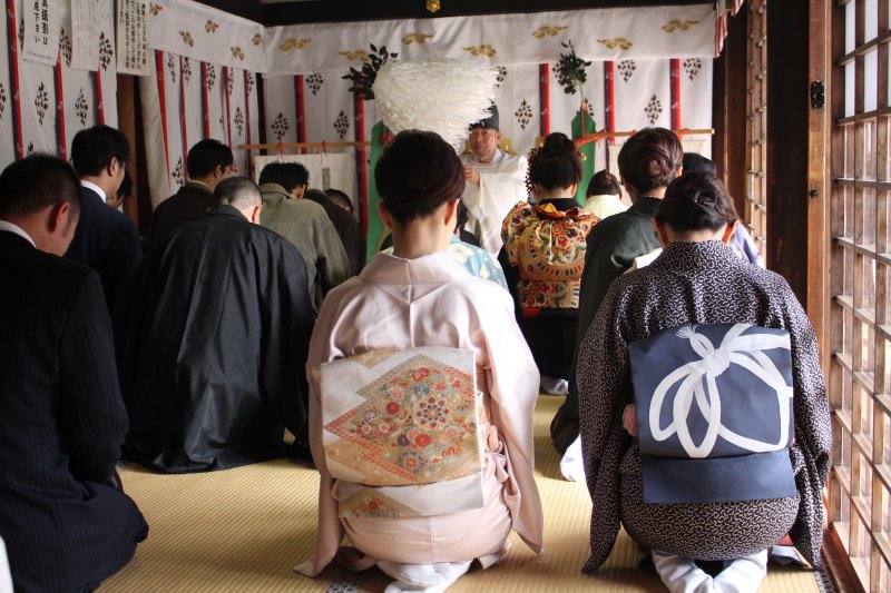 参拝にむけお祓い